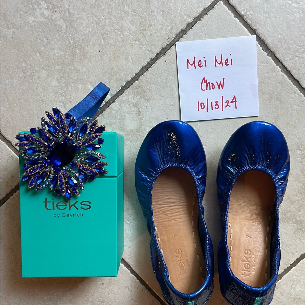 Tieks - Sapphire Patents Size 7